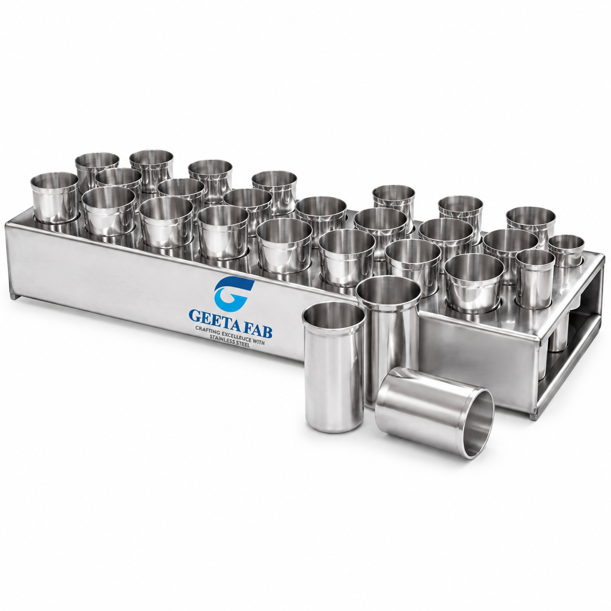 SS Sample Bottle with Stand