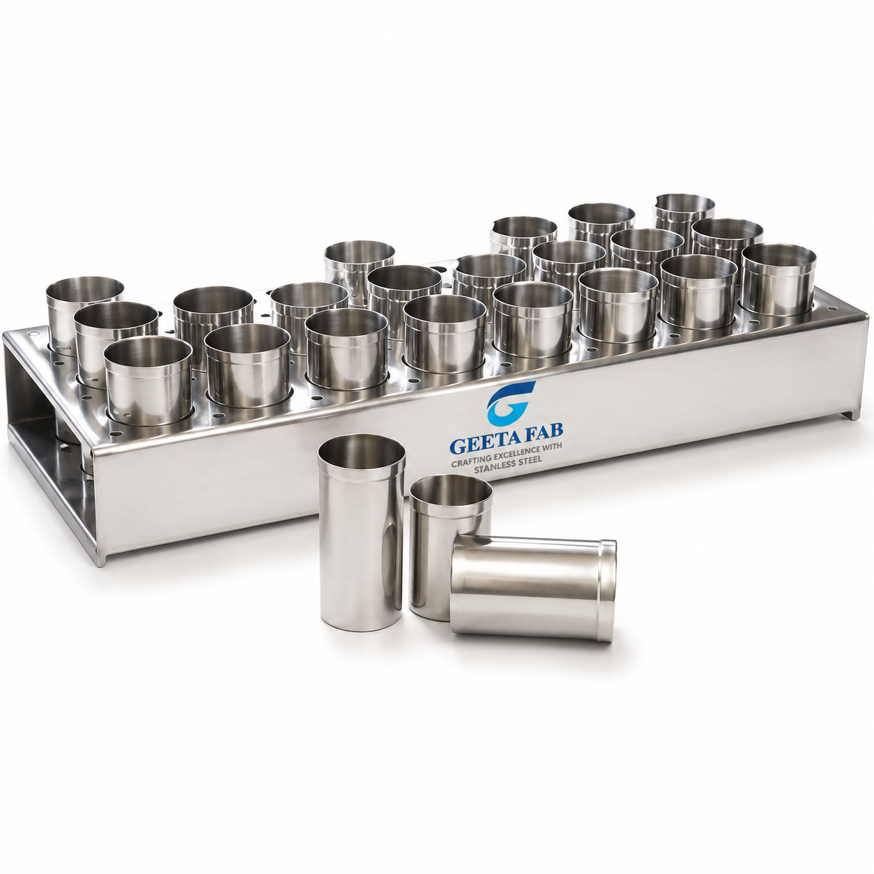 SS Sample Bottle with Stand
