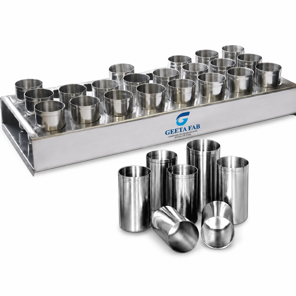 SS Sample Bottle with Stand