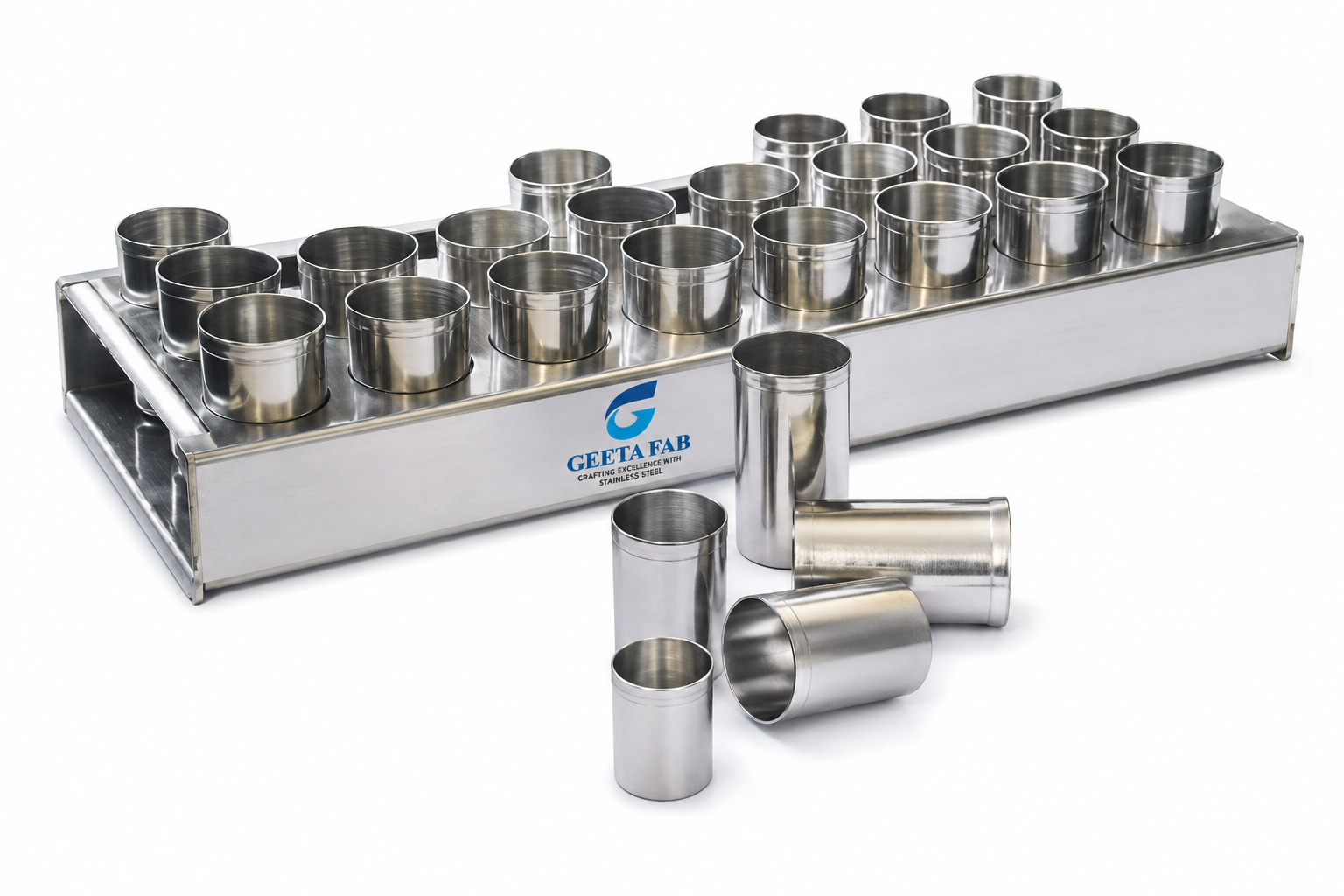 SS Sample Bottle with Stand